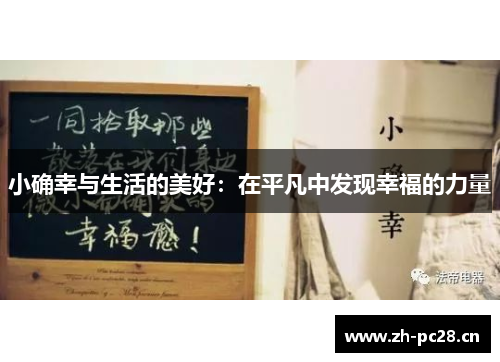 小确幸与生活的美好：在平凡中发现幸福的力量